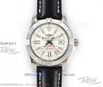 GB Factory Breitling Avenger II GMT White Dial 43mm Seagull ETA2836 Automatic Watch